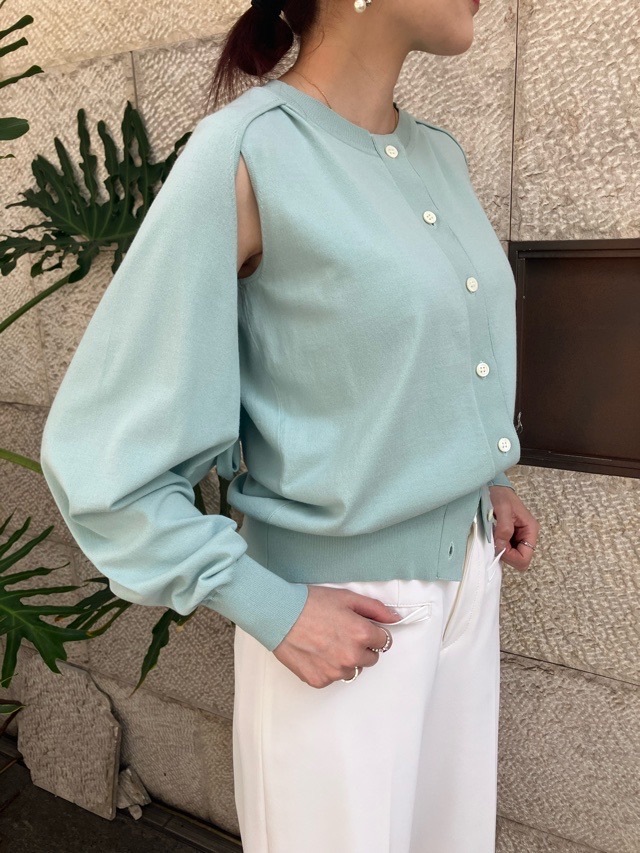 BEATINGHEART ケープ袖付き カーディガン BK205L1 LIGHT GREEN(G1) / PINK (R1) ビーティングハート