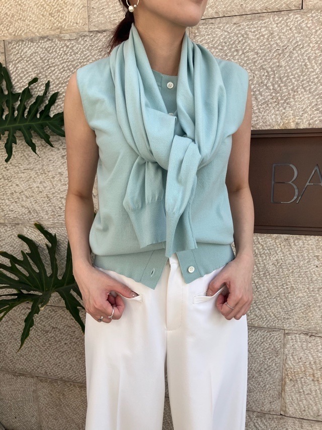 BEATINGHEART ケープ袖付き カーディガン BK205L1 LIGHT GREEN(G1) / PINK (R1) ビーティングハート