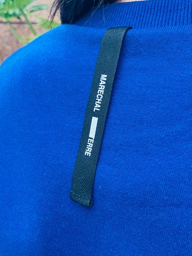 MARECHAL TERRE 　手首配色 スウェット プルオーバー   ORANGE(058) /NAVY(028)/GRAY(015)　ZMT251CT011　マルシャルテル