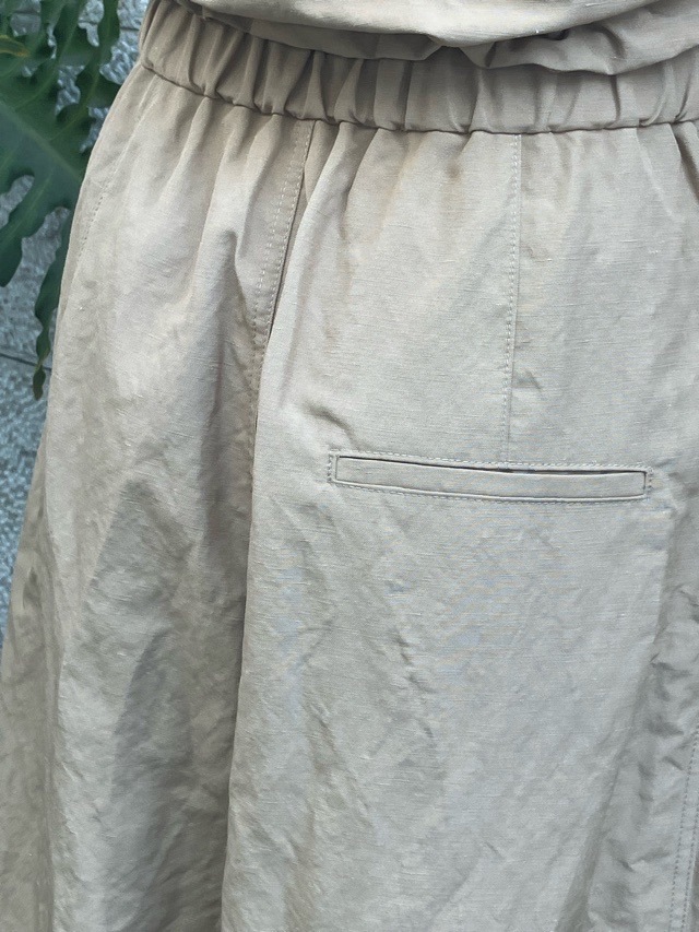 BEATING HEART　ウエスト紐 ガウチョパンツ  BP201M1   NAVY (B8) / BEIGE（M3）    ビーティングハート