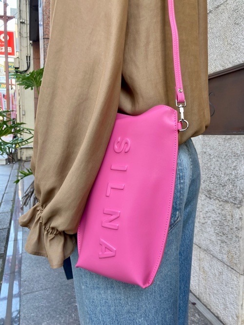 SILNA MINACOLO マルチケース サコシュ BLACK/SILVER/GOLD/PINK SZ1501 - MULTI CASE シルナ ミナコロ