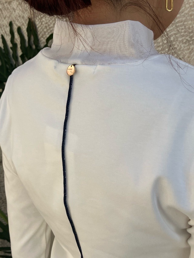 MARECHAL TERRE 　チュールレイヤードトップス　ZMT254CT306  OFFWHITE(002) / BLACK(009)/BEIGE(033)　マルシャルテル