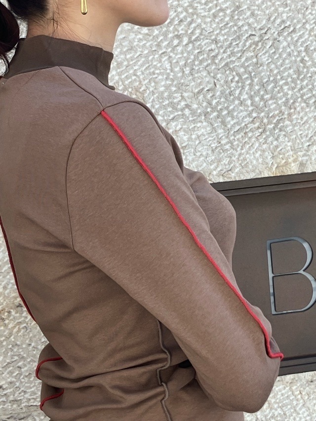 MARECHAL TERRE 　チュールレイヤードトップス　ZMT254CT306  OFFWHITE(002) / BLACK(009)/BEIGE(033)　マルシャルテル