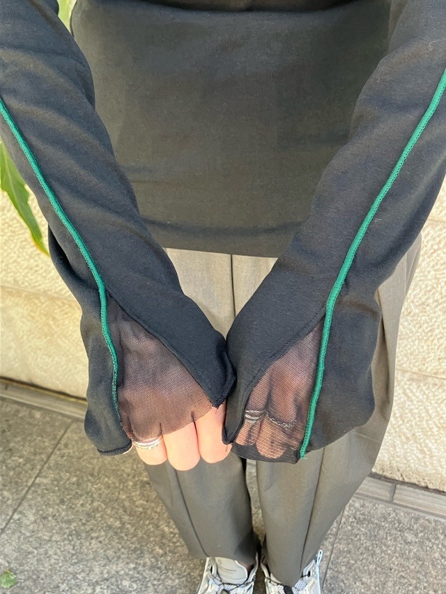 MARECHAL TERRE 　チュールレイヤードトップス　ZMT254CT306  OFFWHITE(002) / BLACK(009)/BEIGE(033)　マルシャルテル