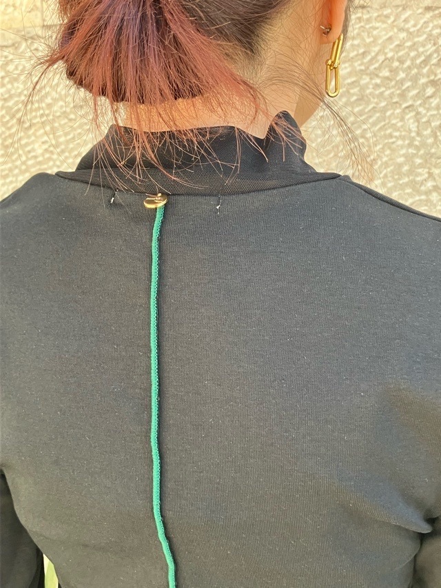 MARECHAL TERRE 　チュールレイヤードトップス　ZMT254CT306  OFFWHITE(002) / BLACK(009)/BEIGE(033)　マルシャルテル