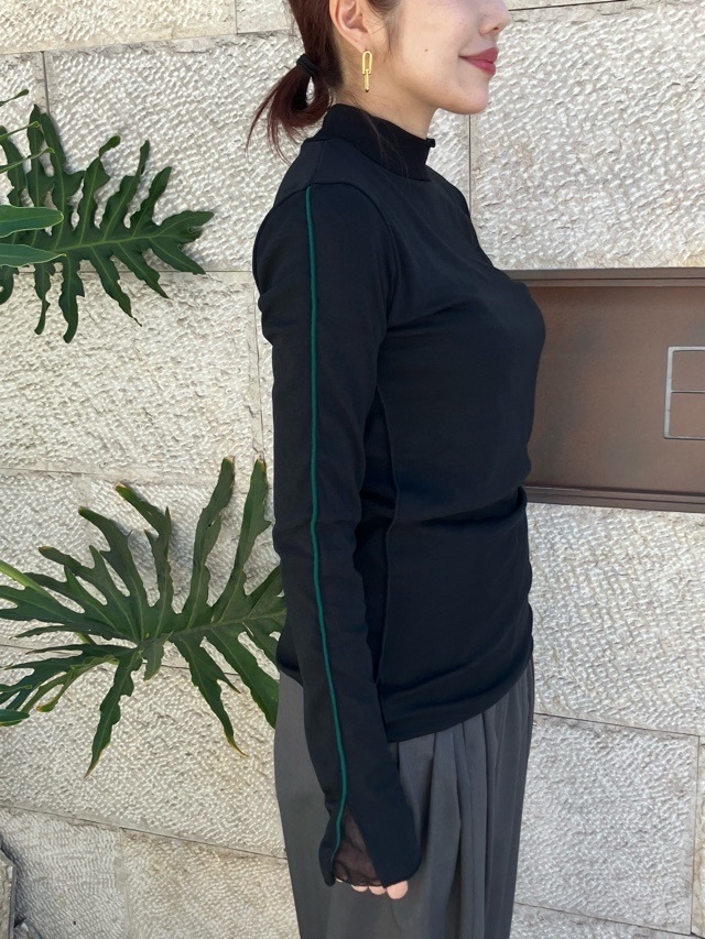 MARECHAL TERRE 　チュールレイヤードトップス　ZMT254CT306  OFFWHITE(002) / BLACK(009)/BEIGE(033)　マルシャルテル