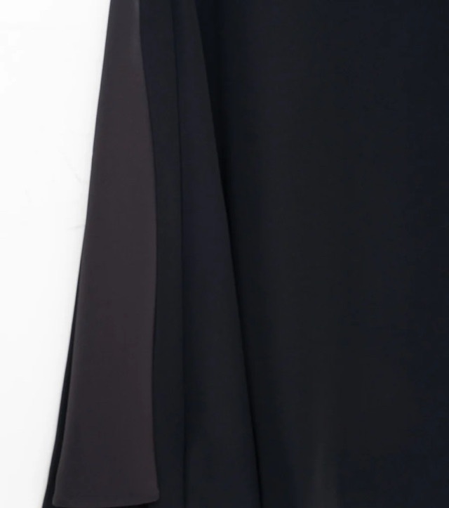 EZUMi 2025SS YESS25TP05 スパンコール フレンチ袖 チュニック NAVY / BLACK エズミ