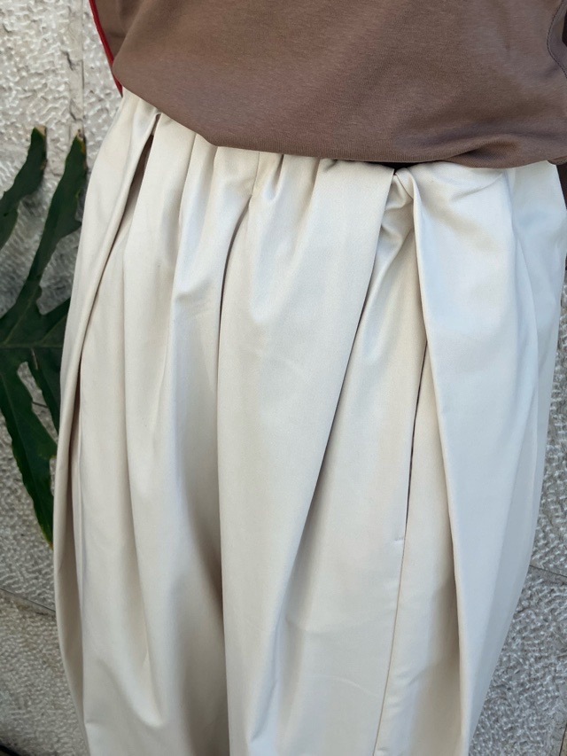 MARECHAL TERRE 　ギャザータックパンツ　ZMT254PT341  CHARCOAL GRAY(017) / BLACK(009)/NAVY(028)/LIGHT BEIGE（031） 　マルシャルテル