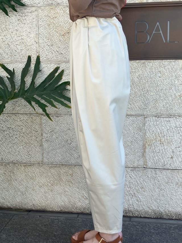 MARECHAL TERRE 　ギャザータックパンツ　ZMT254PT341  CHARCOAL GRAY(017) / BLACK(009)/NAVY(028)/LIGHT BEIGE（031） 　マルシャルテル