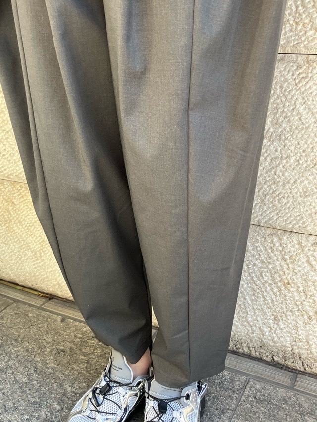 MARECHAL TERRE 　ギャザータックパンツ　ZMT254PT341  CHARCOAL GRAY(017) / BLACK(009)/NAVY(028)/LIGHT BEIGE（031） 　マルシャルテル
