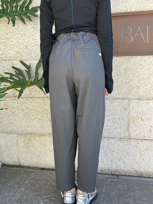 MARECHAL TERRE 　ギャザータックパンツ　ZMT254PT341  CHARCOAL GRAY(017) / BLACK(009)/NAVY(028)/LIGHT BEIGE（031） 　マルシャルテル