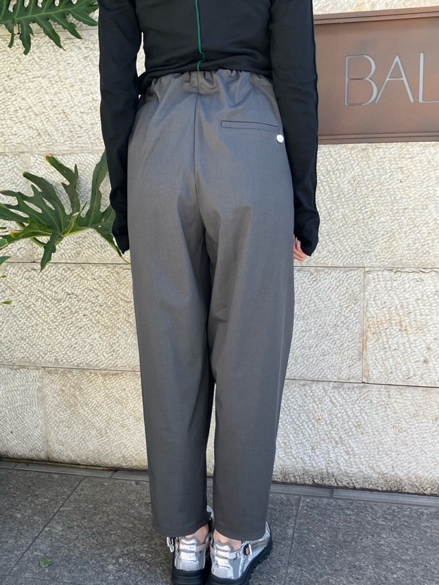 MARECHAL TERRE 　ギャザータックパンツ　ZMT254PT341  CHARCOAL GRAY(017) / BLACK(009)/NAVY(028)/LIGHT BEIGE（031） 　マルシャルテル