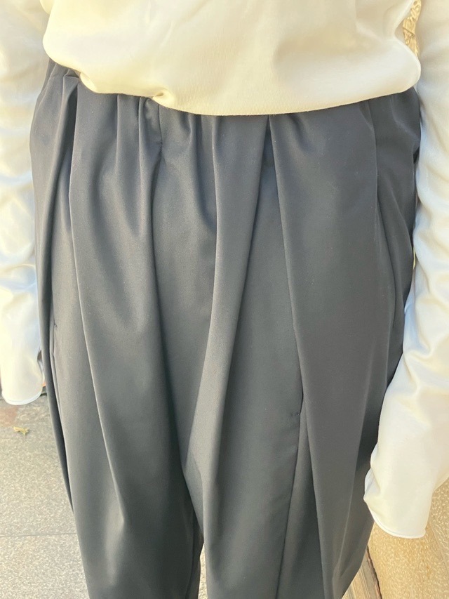 MARECHAL TERRE 　ギャザータックパンツ　ZMT254PT341  CHARCOAL GRAY(017) / BLACK(009)/NAVY(028)/LIGHT BEIGE（031） 　マルシャルテル