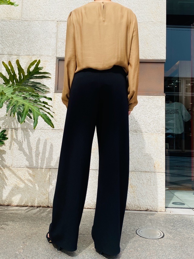 BEATING HEART ウェスト ゴム ワイドパンツ BP２０９Ｋ２ BLACK/CAMEL  ビーティングハート