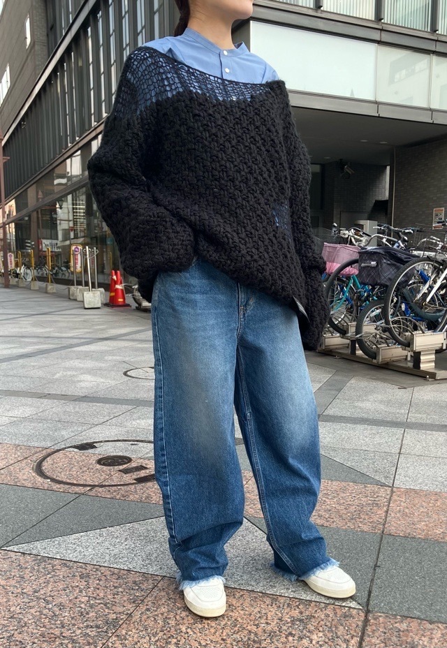 woadblue ウォードブルー　BULLET バレル デニム パンツ　BLUE　WB23308