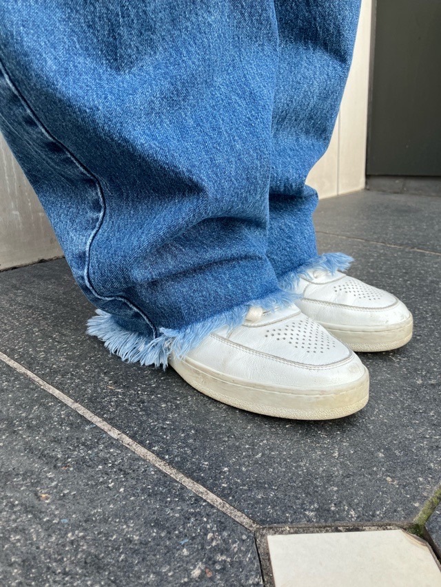 woadblue ウォードブルー　BULLET バレル デニム パンツ　BLUE　WB23308