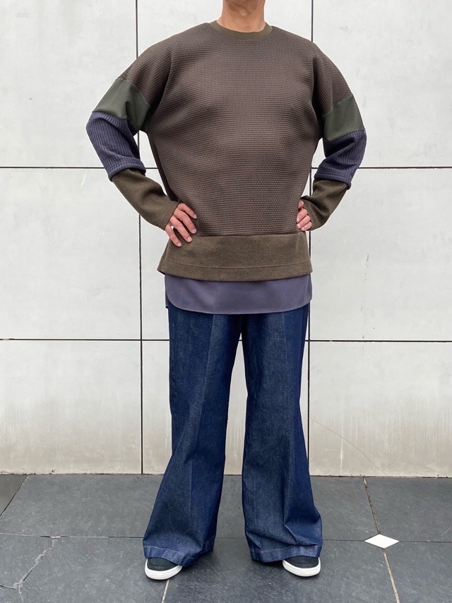 White Mountaineering レイヤードロングスリ－ブＴシャツ　ホワイトマウンテニアリング　ＷＭ2573514  KHAKI