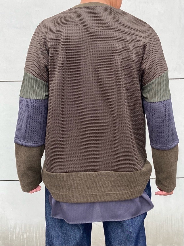 White Mountaineering レイヤードロングスリ－ブＴシャツ　ホワイトマウンテニアリング　ＷＭ2573514  KHAKI