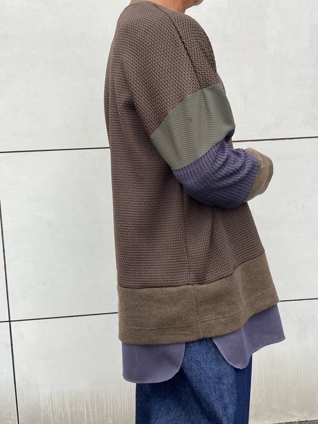 White Mountaineering レイヤードロングスリ－ブＴシャツ　ホワイトマウンテニアリング　ＷＭ2573514  KHAKI