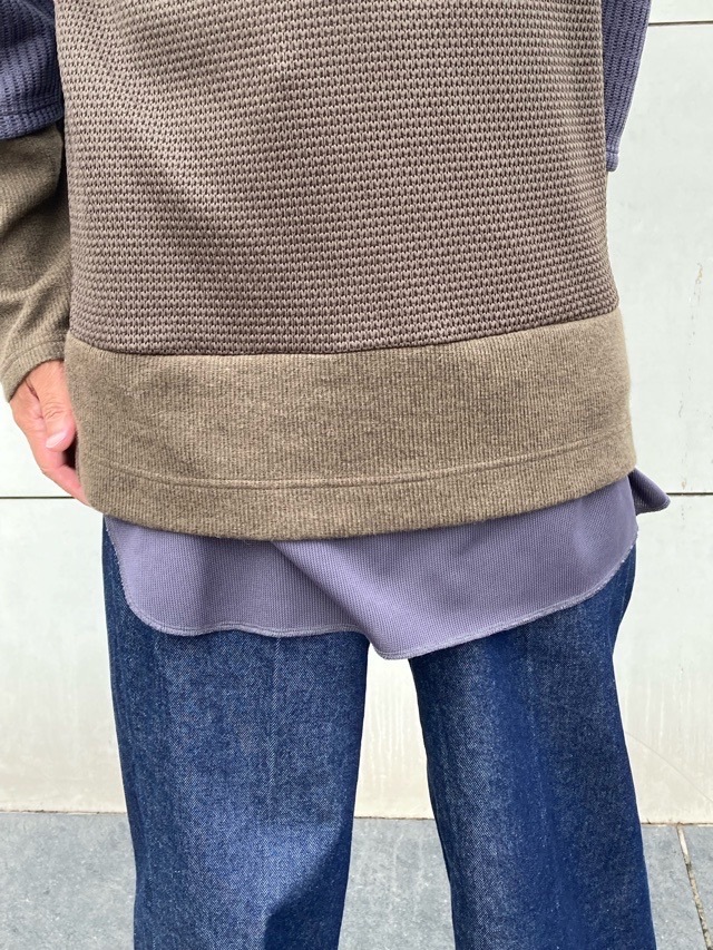 White Mountaineering レイヤードロングスリ－ブＴシャツ　ホワイトマウンテニアリング　ＷＭ2573514  KHAKI