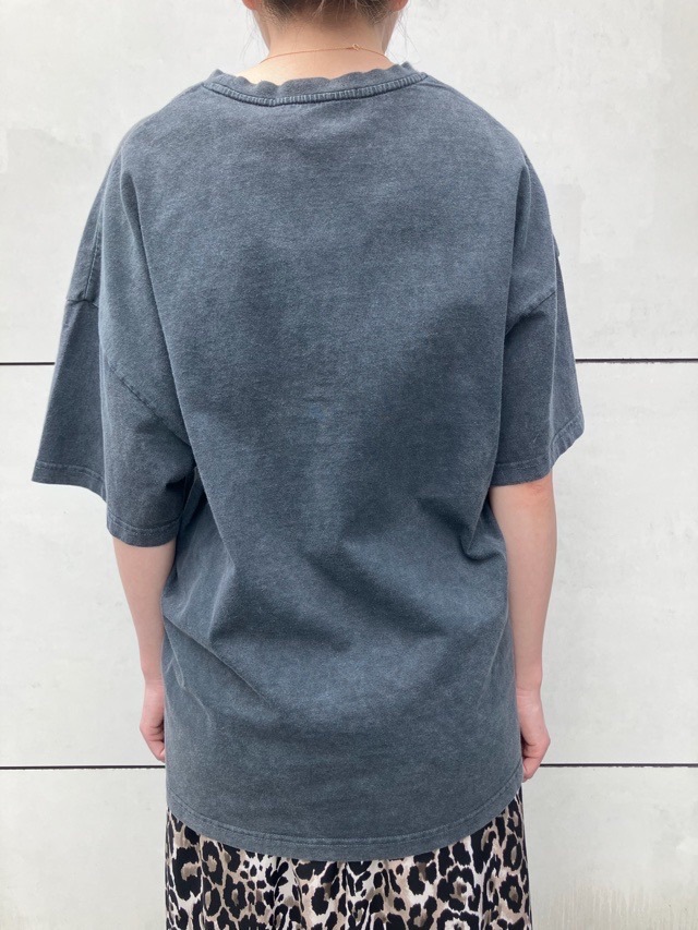 MSGM   ビンテージ風 CAT プリント Tシャツ    4040MM110SE     GRAY (98)   エムエスジーエム