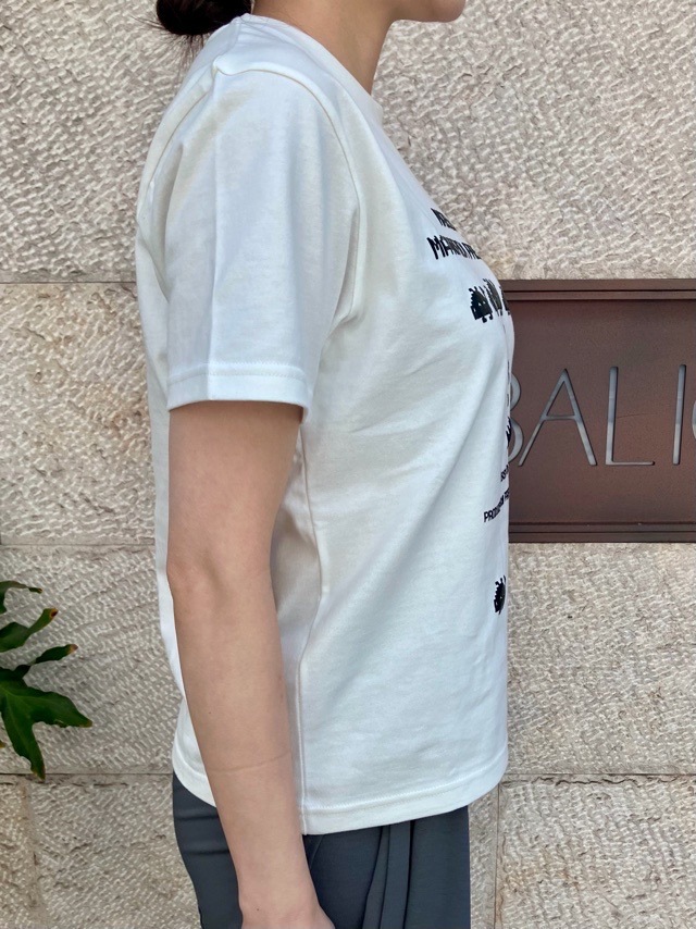 MAISON MAVERICK PRESENTS　エンボスロゴ インベーダー プリント Tシャツ  MM5161   WHITE / GRAY / BLACK　メゾン マヴェリック プレゼンツ