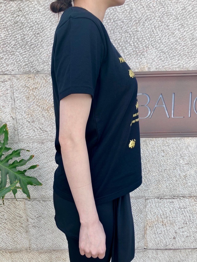 MAISON MAVERICK PRESENTS　エンボスロゴ インベーダー プリント Tシャツ  MM5161   WHITE / GRAY / BLACK　メゾン マヴェリック プレゼンツ