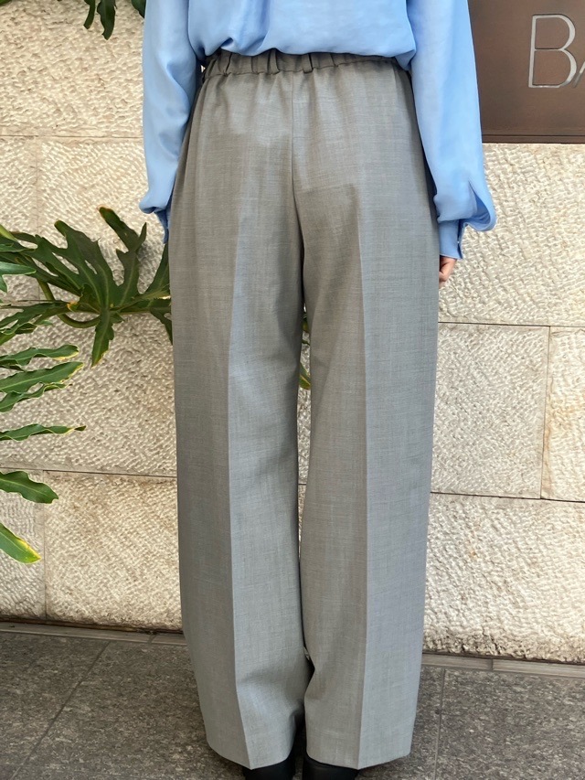 near.nippn ニア―ニッポン ストレッチウールストレートパンツ 605-2526 ブラウン/グレー杢/ブラック