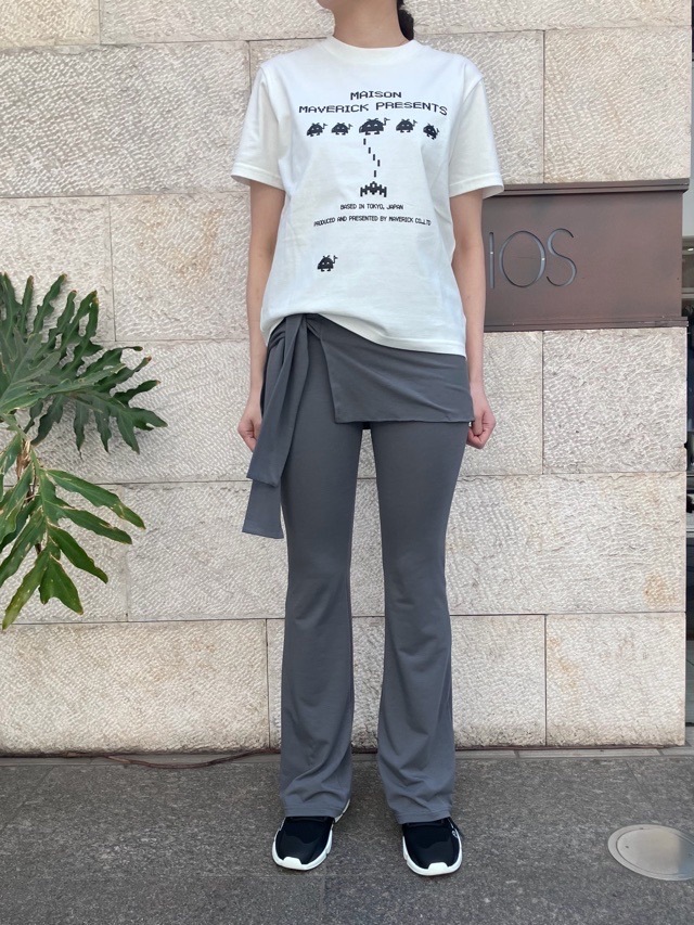 MAISON MAVERICK PRESENTS　  ウエスト ロゴテープ ストレッチ パンツ   MM5156   GRAY / BLACK　メゾン マヴェリック プレゼンツ