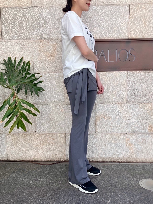 MAISON MAVERICK PRESENTS　  ウエスト ロゴテープ ストレッチ パンツ   MM5156   GRAY / BLACK　メゾン マヴェリック プレゼンツ