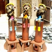 お香立て／煙を吐くラスタマンのお香立て／陶器製／アジアン雑貨 | お