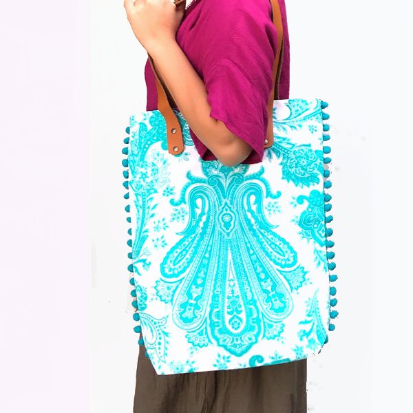 エスニック トートバッグ／アラベスク柄トートバッグ | バッグ