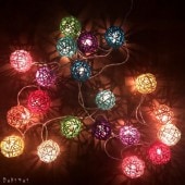 チェーンライト／フラワーライト／お花のデコレーションランプ