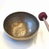 口径20.7センチ シンギングボウル(仏眼) 1880グラム 　チャクラボウル チャクラシンギングボウル(GREEN): 『チャイハネ』公式通販