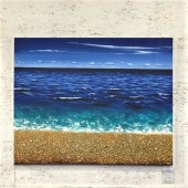 Х골衦ȥ󥴤ΥӡH80cmW100cmۡAbstract BeachХ골衿ȥѥͥ