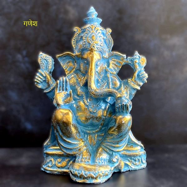 ガネーシャ像 富と商売と学問の神様／ヒンドゥー教の神様／【H24cm