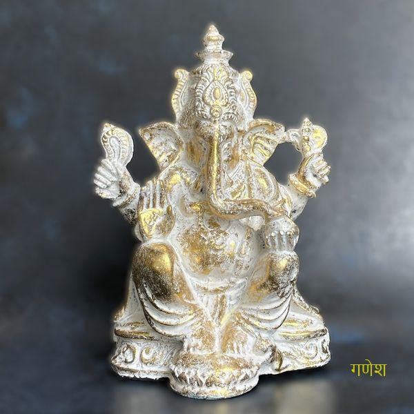 ガネーシャ像 富と商売と学問の神様／ヒンドゥー教の神様／【H24cm