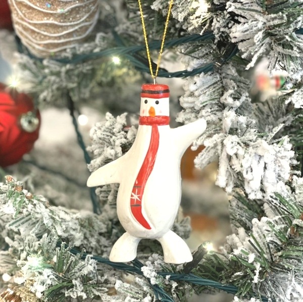 オーナメント】【スノーマン・レッド】クリスマス／クリスマスグッズ