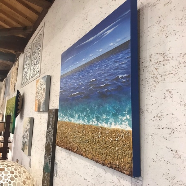 Х골衿ȥ󥴤Υӡ50cm50cmۡAbstract Beachȥѥͥ ̵