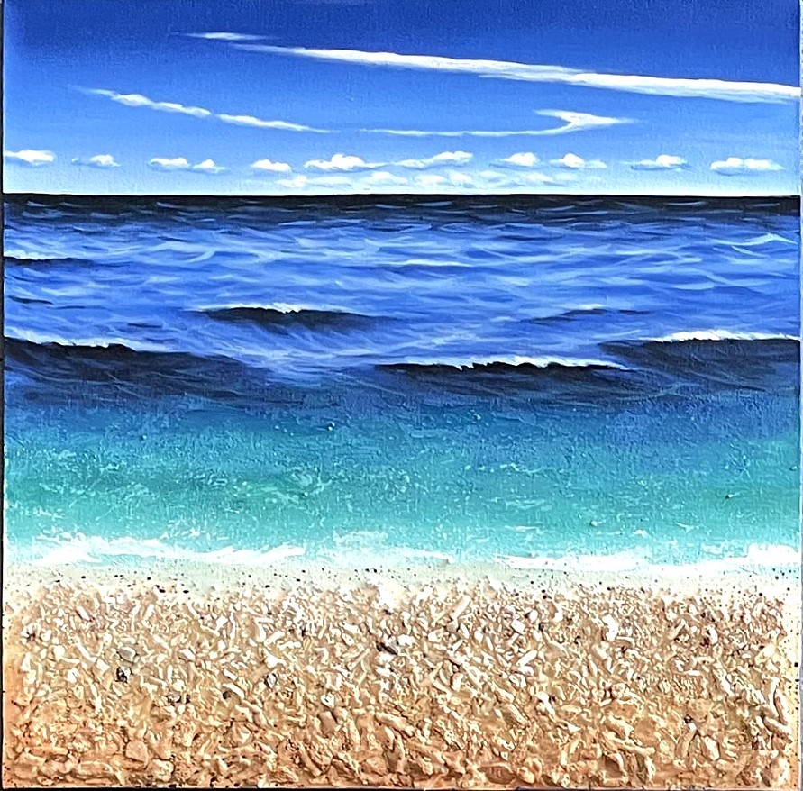 Х골衿ȥ󥴤Υӡ50cm50cmۡAbstract Beachȥѥͥ ̵