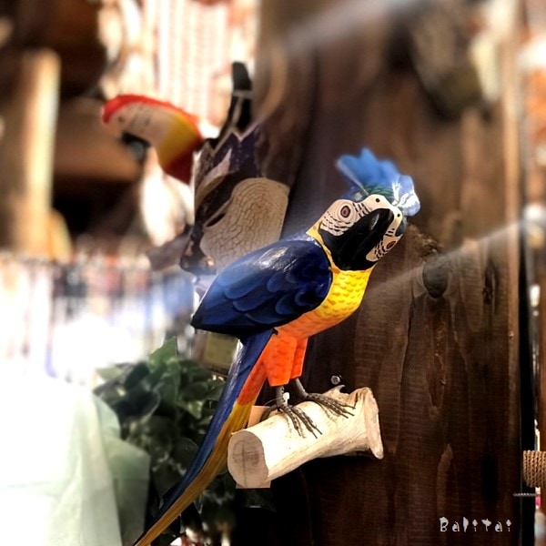 ウッド アジアン 鳥 オブジェ フレーム ＊ 木彫り ウッド アジアン 鳥 オブジェ フレーム ＊ 木彫り