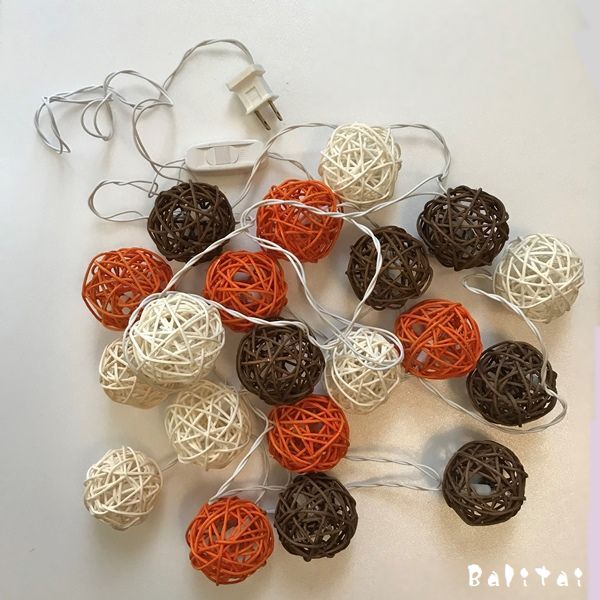 チェーンライト イルミネーションライト ラタンボール オレンジ系 屋内用 ランプ 照明 チェーンライト アジアンライフスタイルチャナン 公式通販 チェーンライト イルミネーションライト ラタンボール オレンジ系 屋内用 ランプ 照明 チェーンライト アジアンライフスタイルチャナン 公式通販