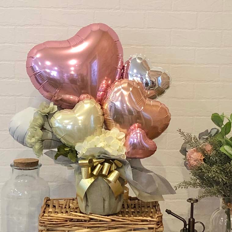 バルーンアレンジ　置き型 置き型バルーンアレンジ 開店・周年・お誕生日祝いなどにも