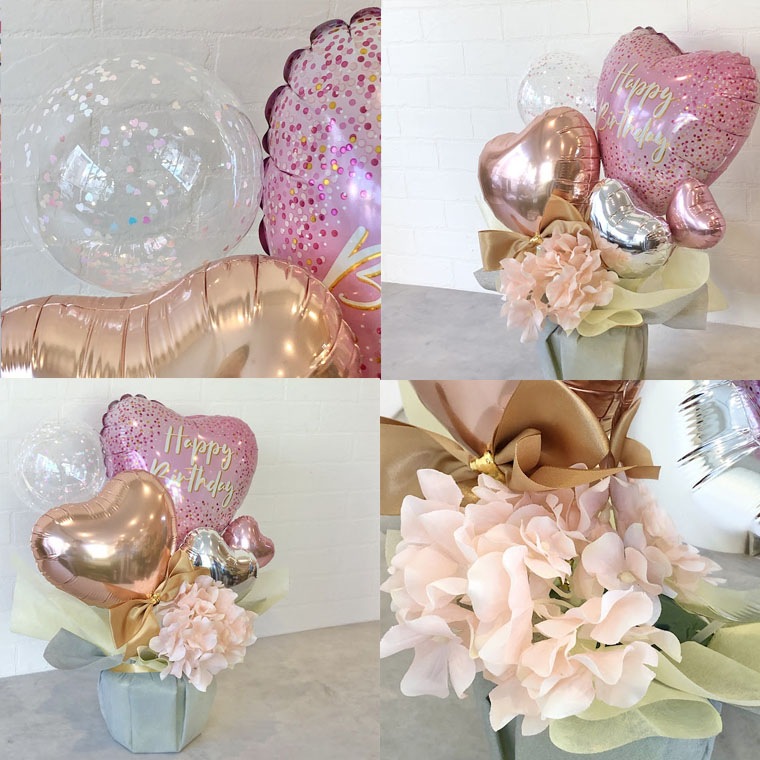 ���������ѥС����ǡ��Х롼�󥮥եȡ�Happy Birthday confetti