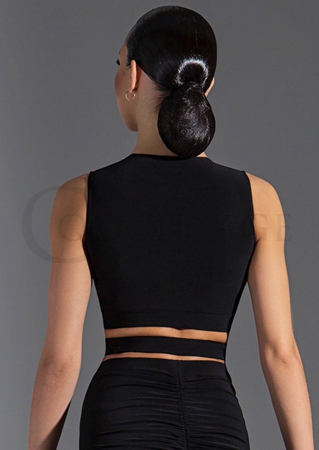 FD カンパニー　アリアナ　ダンストップ　社交ダンス　トップス　ダンス FD カンパニー アナヤ・ダンストップ(ブラック) | すべての商品