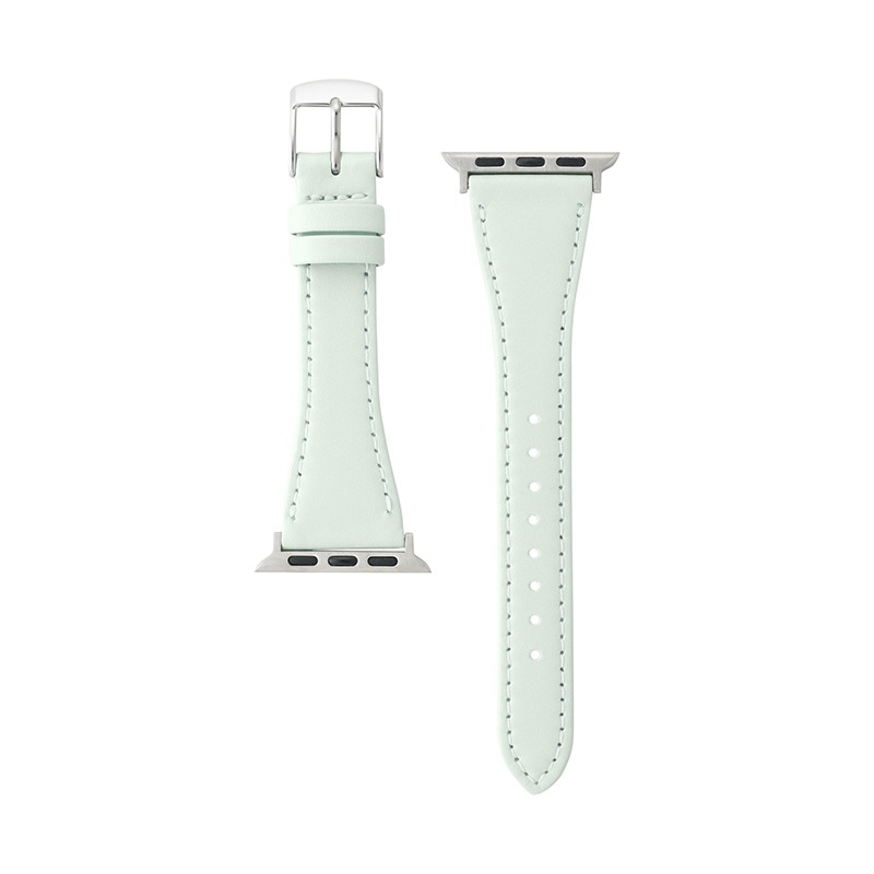 アップルウォッチ用バンド 牛革 ミントグリーン