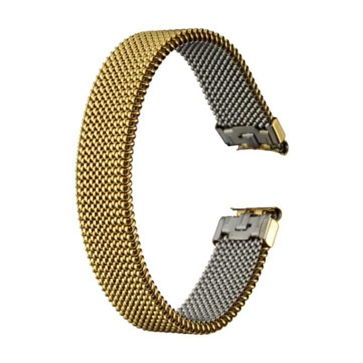 時計バンド エルミテックス ステンレススチール ゴールド