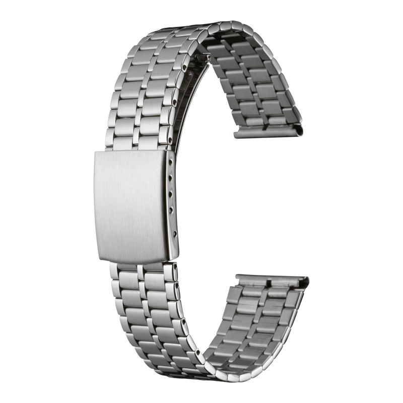 時計バンド クイックレバー ステンレススチール シルバー BSBLE1254S