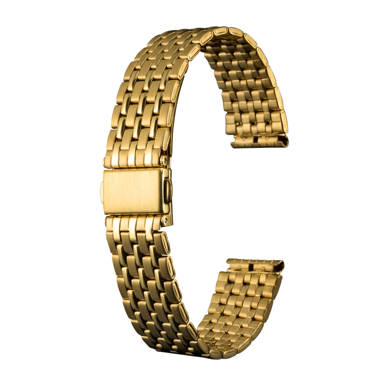 時計バンド ステンレススチール ゴールド