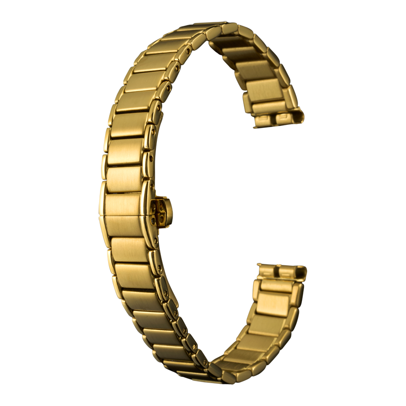 時計バンド ステンレススチール ゴールド